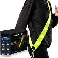 HivizGard Hi-Viz Reflective Safety Sash In Green And Orange