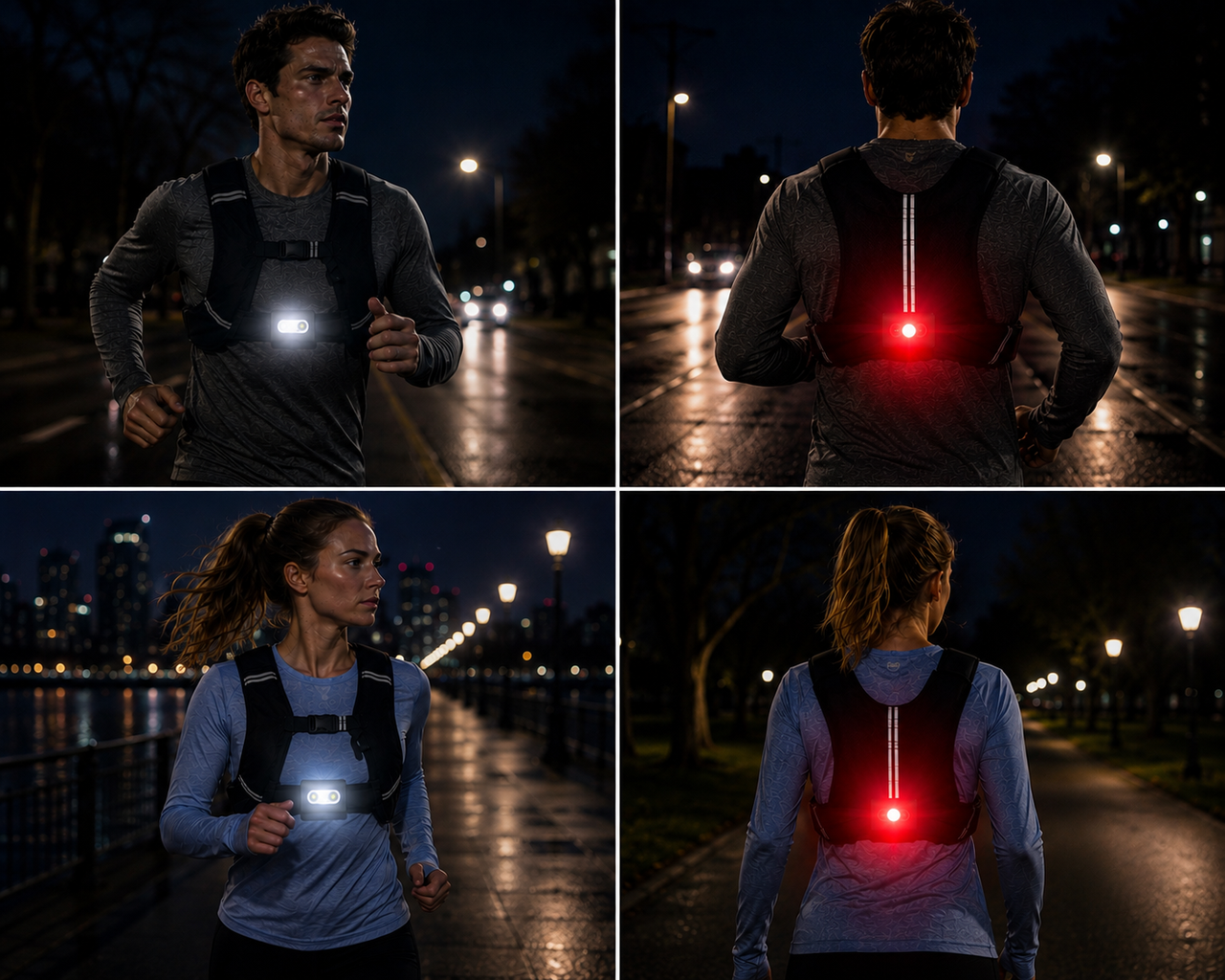 TRI-O Magnetic Clip-On Running & Dog Walking Safety Light